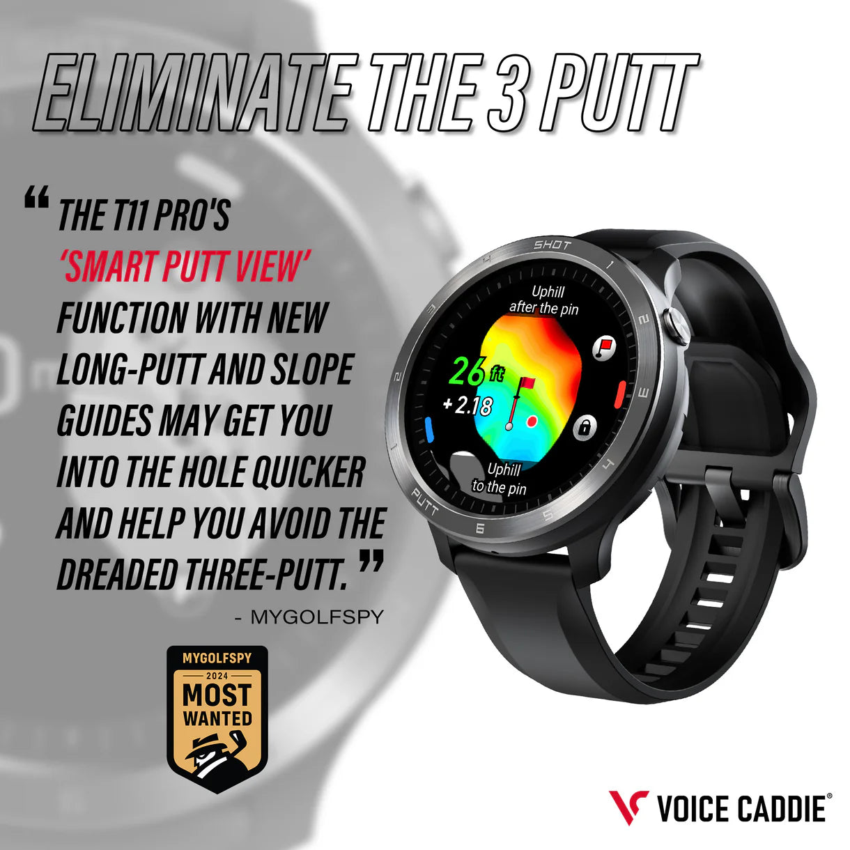 Montre GPS T11 PRO pour le golf