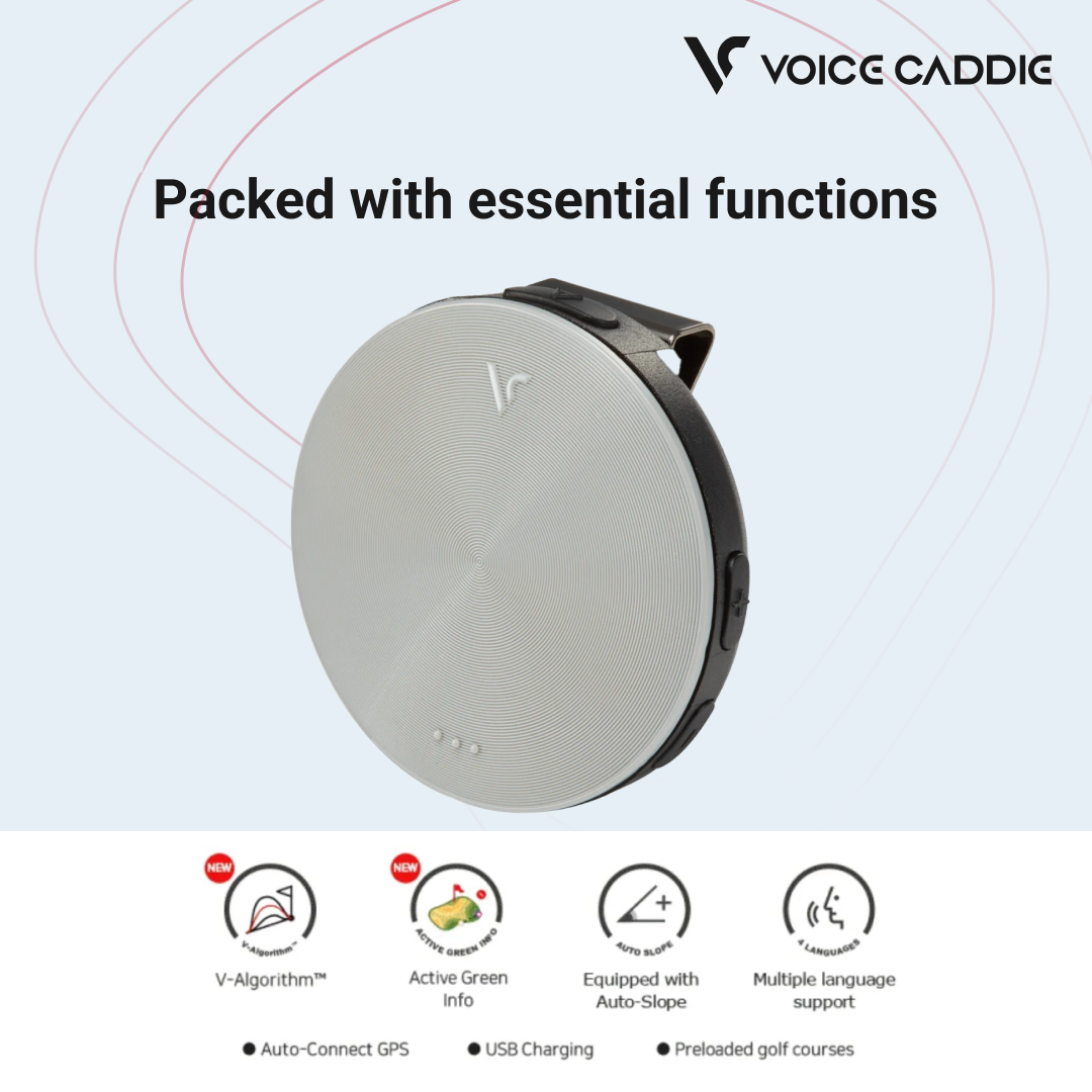 Voice Caddie VC4 – Advanced Voice Golf GPS with Slope-Adjusted Distances
