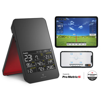 Voice Caddie SC4 PRO – Moniteur de lancement de golf portable et simulateur 3D