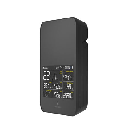 SC4 PRO vue latérale – Launch monitor golf portable Voice Caddie