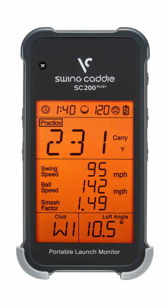 Swing Caddie SC200+ – Draagbare Golf Launch Monitor met Swing Speed Mode