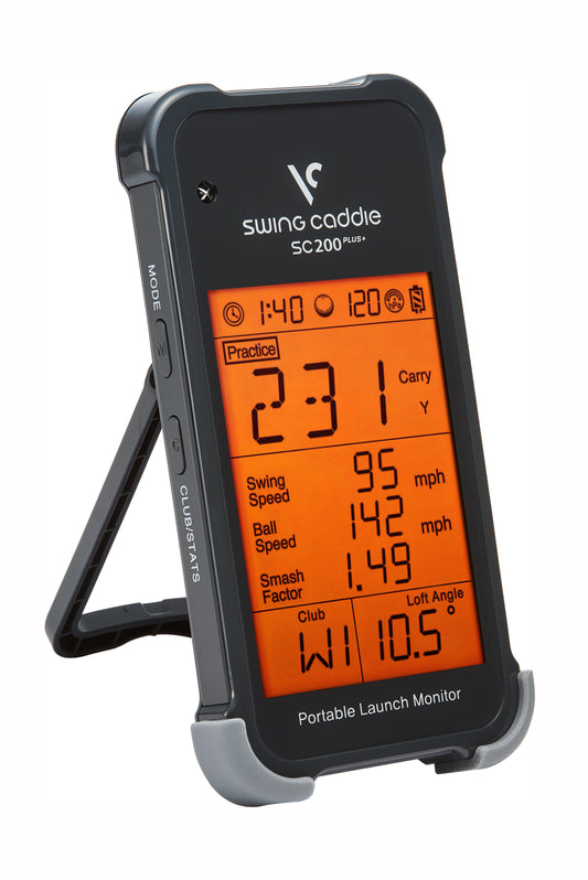 Swing Caddie SC200+ – Draagbare Golf Launch Monitor met Swing Speed Mode