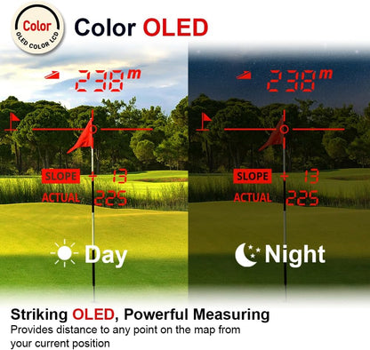 Voice Caddie L6 plus Télémètre Laser de Golf avec Pente et Écran OLED