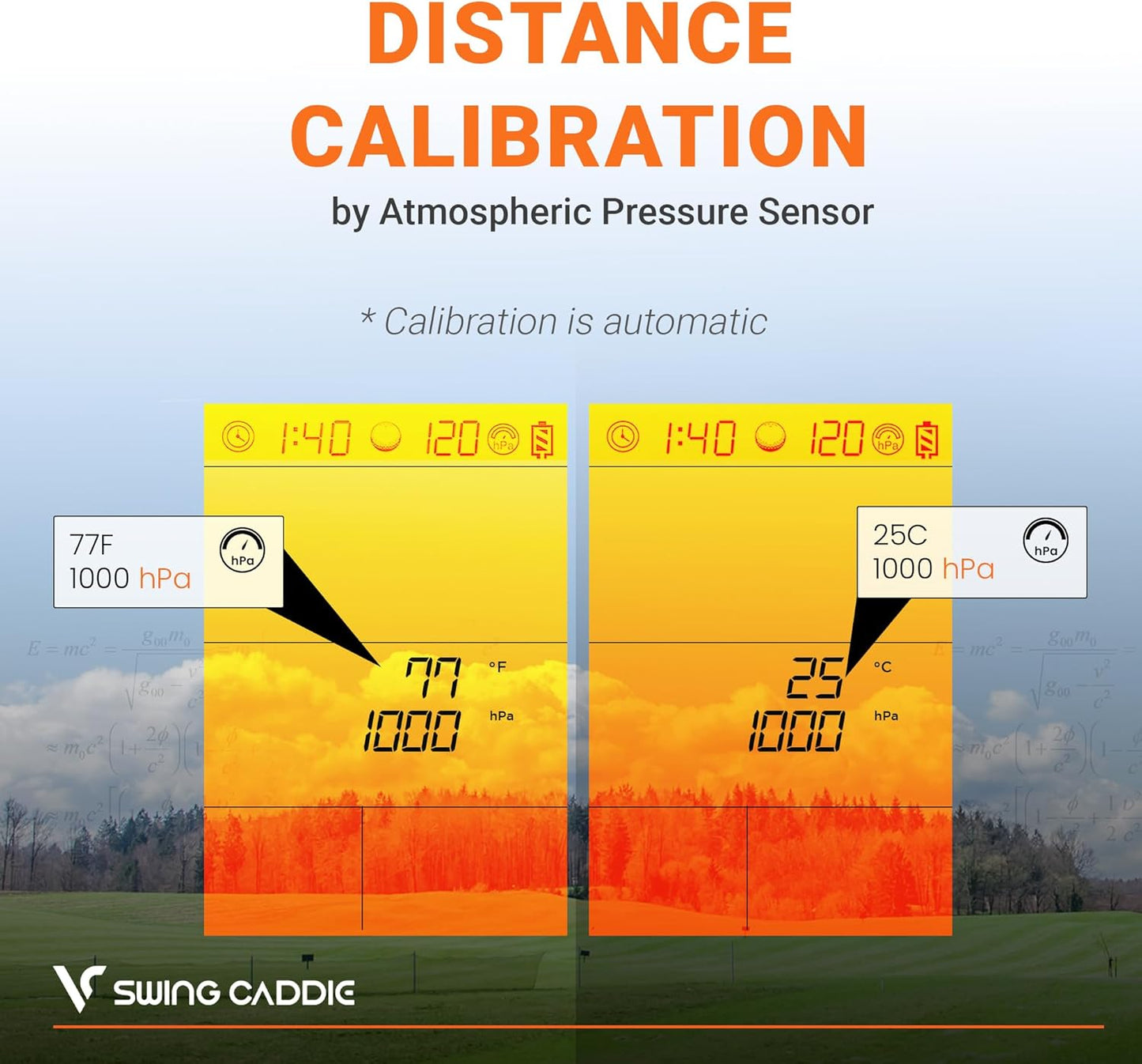 Swing Caddie SC200+ – Kannettava Golf Launch Monitor Swing Speed -tilalla