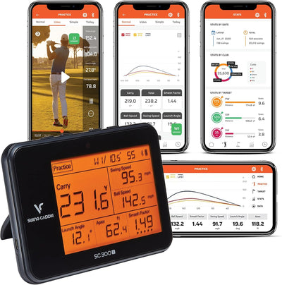 Voice Caddie SC300i – Moniteur de lancement radar golf portable