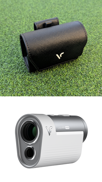 Voice Caddie Laser FIT Golf Afstandsmåler med Slope, Dobbelt Display og Ball to Pin