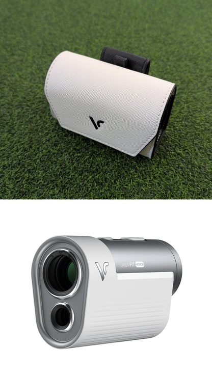 Voice Caddie Laser FIT Golf Afstandsmåler med Slope, Dobbelt Display og Ball to Pin