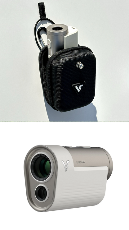 Voice Caddie Laser FIT Golf Afstandsmåler med Slope, Dobbelt Display og Ball to Pin